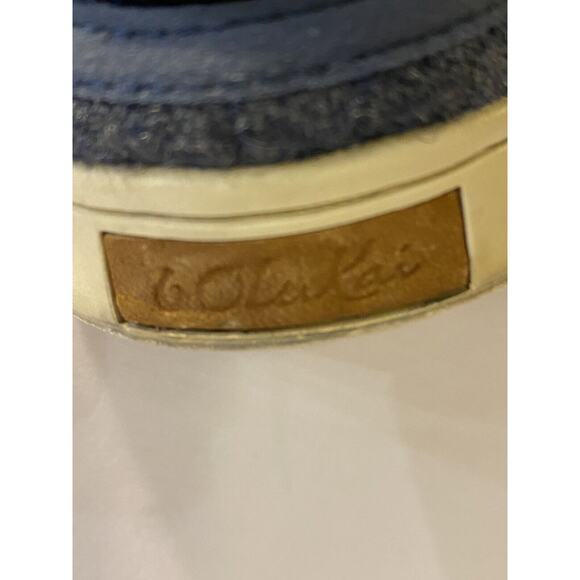 OluKai Blue and Tan Women's Lace-Up Flats - Picture 5 of 16